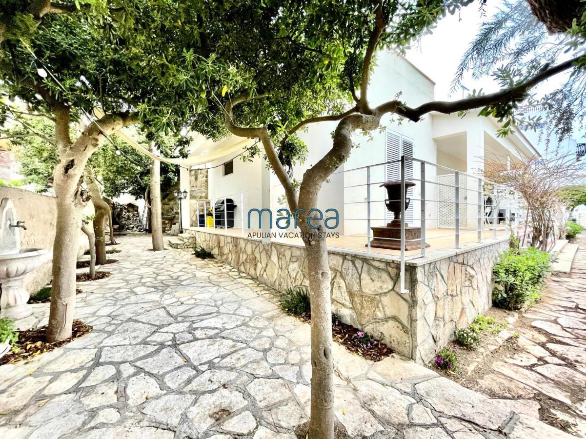 Villa Nauna, Fronte Mare Con Giardino E Terrazzo - Marea Collection Нардо Экстерьер фото